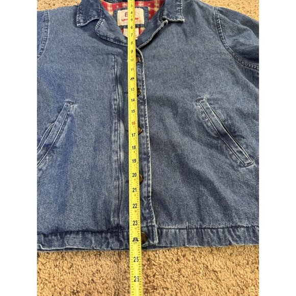 FADED GLORY Jacket Barn Coat Denim Blanket Lined Blue Western Outdoor Rugged M - Picture 13 of 14